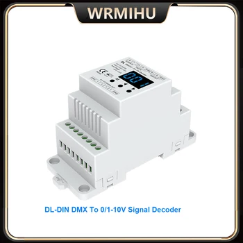 DC12-24V DL Z Digitalnim prikazom Guideway DMX512, Da 4CH 0-10V Dekoder 0-100 PWM Dimmer Signal Pretvornika Za RGB/RGBW svetlobni trakovi