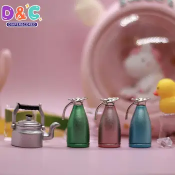 Miniaturni, Lutke, Dodatki, Miniaturne Replike Mini Kuhinja Posoda, Grelnik Vode, Igra Igrače