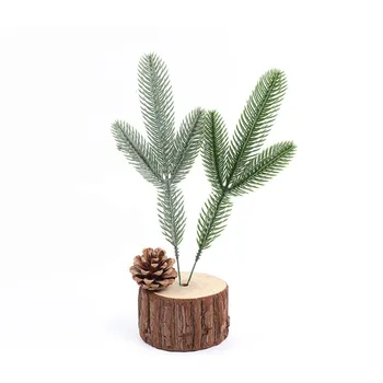 26 CM Pines Umetne Rože za Dekoracijo Pribor Ponaredek Zelenih Rastlin, Poroka Domači Dnevni Sobi Ročno Obrt Božični Dekor