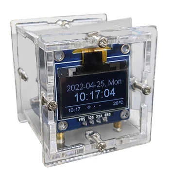 ESP8266 DIY Elektronskih Komplet Mini Ura OLED Zaslon Povežite z Lupino DIY Spajkanje Projekta