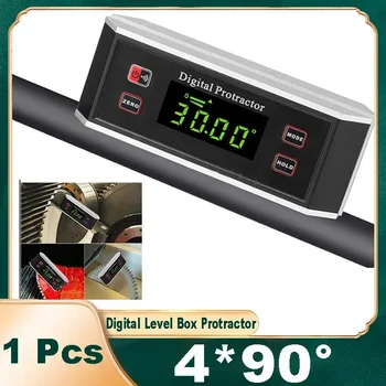 Visoko precizne LCD Magnetni Digitalni Merilnikom. Inclinometer Ravni Kota Finder Inclinometer z V-Utorom Magnetni Osnove
