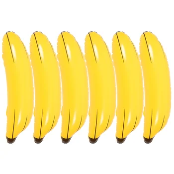 6 Kos Napihljiva Banana Rekvizitov, ki Plavajo Plastične Plaything Baloni Velikan PVC Igrače Igrače