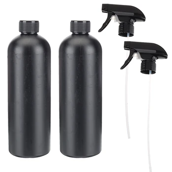 2Pcs/Set Črni Plastični Spray Steklenice, Čiščenje Vrt Steklenico Škropilnica Neprepustne Večkratno Zalivanje Škropilnica Steklenice Prenosni