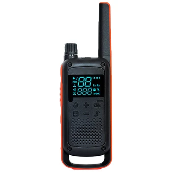 T82 Enostavno Seznanjanje Obroč Dvojno Moč Možnost USB Črna na Prostem Ročni Professional Radio Polnjenje Walkie Talkie