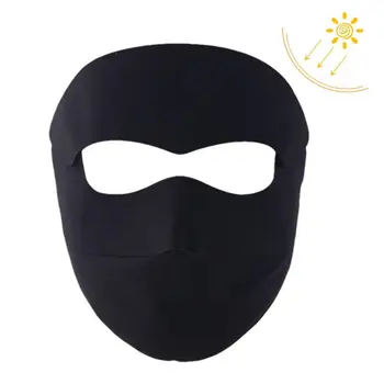 Maska za zaščito pred soncem Poletje Ice Svile Anti-UV Športih na Prostem, Kolesarjenje, Kolo, motorno kolo, Šal Dihanje Tanke Ženske Pol sprednji Pokrov 0
