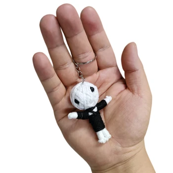 Mini Maščevanje Voodoo Doll DIY Pletenje Vzorec Halloween Darilo Opremo Doma na Prostem Plišaste Igrače