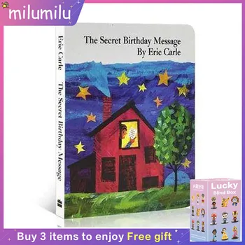 MiluMilu Original Otrok Priljubljenih Knjig Eric Carle Skrivnost Rojstni Dan Message Board Book Barvanje Angleški Dejavnosti