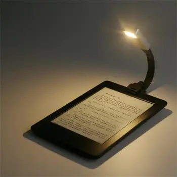 LED USB Polnilne Branje Knjige Svetlobe S Snemljivo Prilagodljiv Posnetek Prenosne Svetilke Kindle eBook Bralcev Noč Svetlobe Spalnica Nova 1