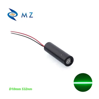 Kompakten 10 mm 532nm 10mw linijski Laser Visoke Kakovosti Green Line Laser Modul 10mw 1