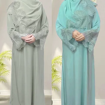 Muslimansko Obleko, Hidžab Na Bližnjem Vzhodu, Ženske Haljo Malajski Indonezijski Headscarf Haljo Femme Musulmane Vestidos Arabes Dubaj Y Turcos 1
