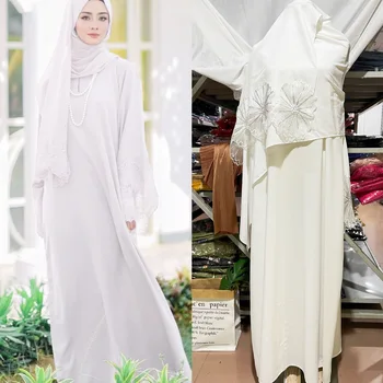 Muslimansko Obleko, Hidžab Na Bližnjem Vzhodu, Ženske Haljo Malajski Indonezijski Headscarf Haljo Femme Musulmane Vestidos Arabes Dubaj Y Turcos 2