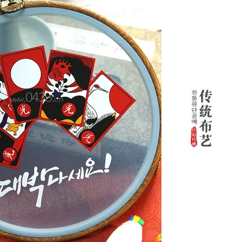 Nacionalne Obrti Folk Zastori Korejski Smolo Okvir Dekoracijo Sten Mehko Dekoracijo Sten Krpo 3
