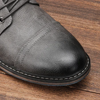 7-13 škornji moški 2023 moda udobno blagovne znamke čevlji usnjeni #AL636 3
