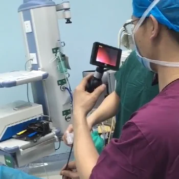 Ponovno 2,8 mm Država Podpira Laryngoscope Nastavite Operacijski Prilagodljiv Video Intubacijo Laryngoscope Z Delovno Postajo 4