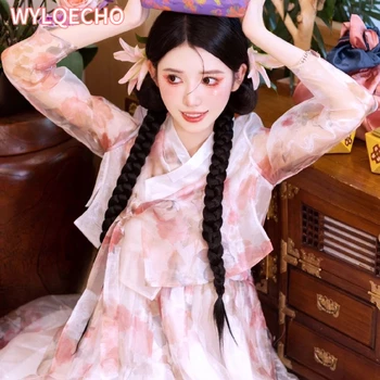 Novi korejski Yanji Hanbok korejski Princesa Polno Kostum Sodišče Obleko Fazi Plesna Predstava Kostumi za Ženske korejski Obleki 5