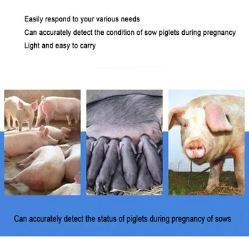 Prašiča, Ovce živine Brezžični Mehanske Veterinarski Ultrazvok Prenosni Skener Test Nosečnosti Ročni Ultrazvok Stroj 5