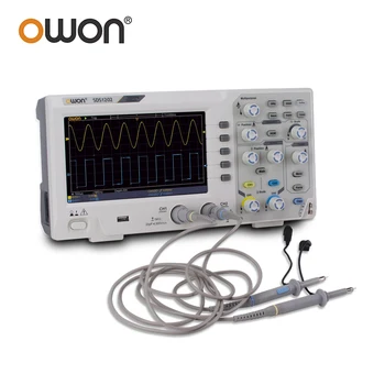 OWON SDS1202 razširljiv odprtokoden 2CH 200MHz pasovne širine, 1GS/s USB 7 Palčni LCD-2 Kanali Vezja Valovno Diagnozo Orodje 5